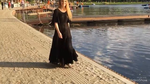 Кружевное длинное летнее платье смотреть онлайн