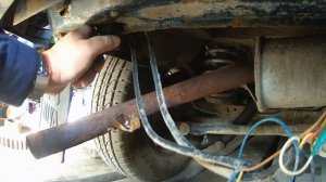 Замена подушки выхлопной трубы Нива 2121.