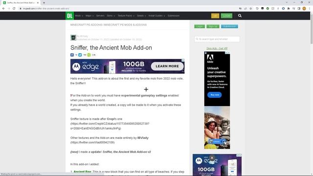 How to Get Minecraft 1.20 SNIFFER Update on Bedrock Edition RIGHT NOW! (Mobile/Console/Switch) смотреть онлайн