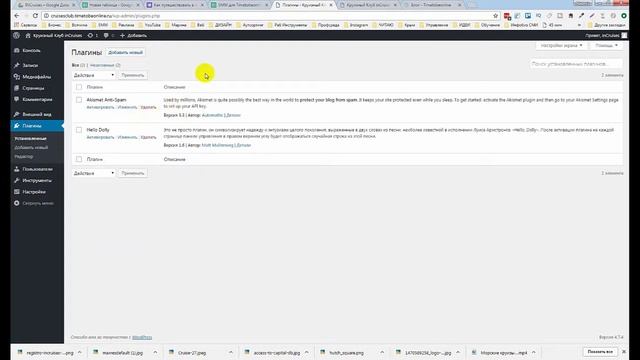 Обзор админки WordPress. Блоговедение с Мариной Клюшун смотреть онлайн