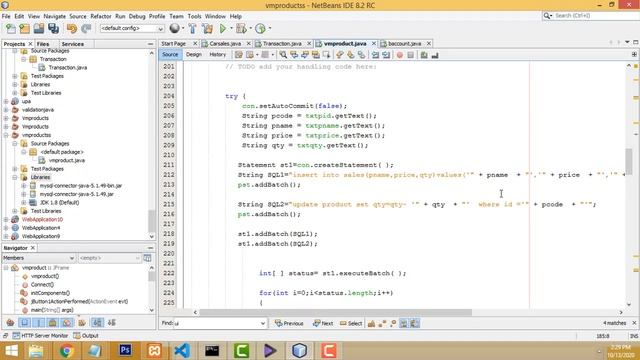 Batch processing Java JDBC смотреть онлайн
