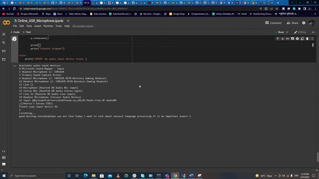 Nvidia NeMo Real Time ASR on Local Conda Environment смотреть онлайн