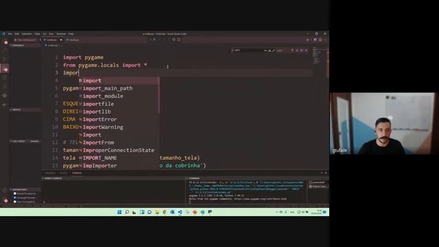 CRIANDO O JOGO SNAKE EM PYTHON - TEORIA + PRÁTICA - PASSO A PASSO - AULA PRÁTICA FIRST CODE смотреть онлайн