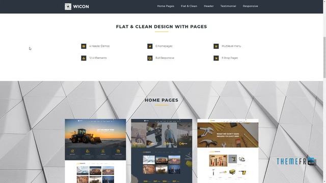 Wicon Construction and Building WordPress Theme Kole Rigby смотреть онлайн