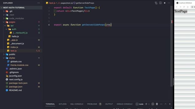 Complete Next-auth tutorial, including global authenticated page component. смотреть онлайн