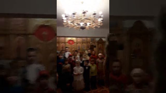 🎄Рождество Христово. Выступление воскресной школы.👼🏻 смотреть онлайн