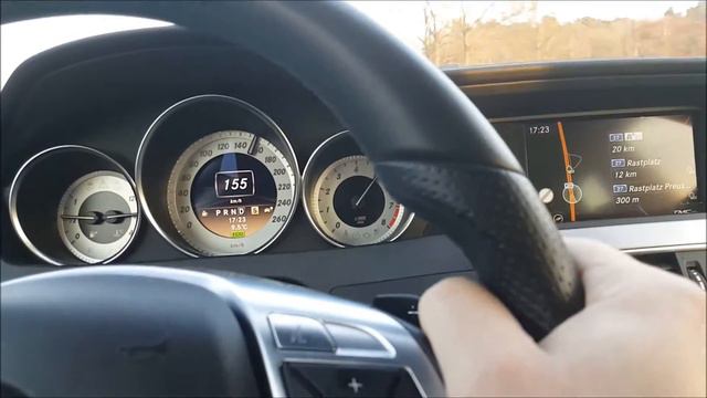 Mercedes C350 Coupe 100 - 200 Km/h Stock смотреть онлайн