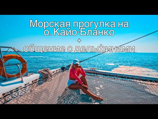 МОРСКАЯ ПРОГУЛКА НА КАТАМАРАНЕ НА О. КАЙО-БЛАНКО+ОБЩЕНИЕ С ДЕЛЬФИНАМИ смотреть онлайн