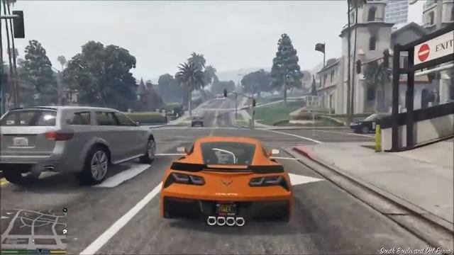 GTA V Mod: CHEVROLET CORVETTE Z06 смотреть онлайн