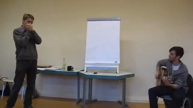 3. Bluesclass Workshop Bluesguitar & Bluesharp, Harp-Kurs Olaf Böhme смотреть онлайн