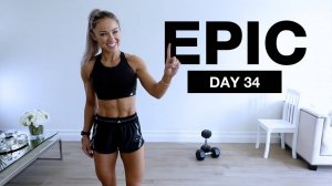 Caroline Girvan - Day 34 of EPIC _ 1 Hour FULL BODY WORKOUT with Dumbbells & Bodyweight