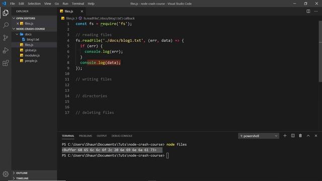 Node.js Crash Course Tutorial #2 - Node.js Basics смотреть онлайн
