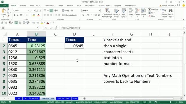 Excel Magic Trick 1144 Top 3 TEXT Function uses ISO Date to Date , Text Time To Time , Date To Mont смотреть онлайн