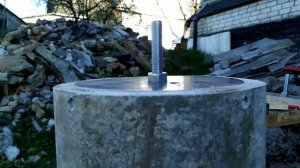 Садовый каток из асбестоцементной трубы. (Видео обновлено.)