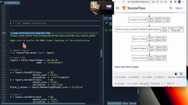 #Python | Non-linear Connectivity Topology | #ResNet #DeepLearning #Tensorflow #NeuralNetworks смотреть онлайн