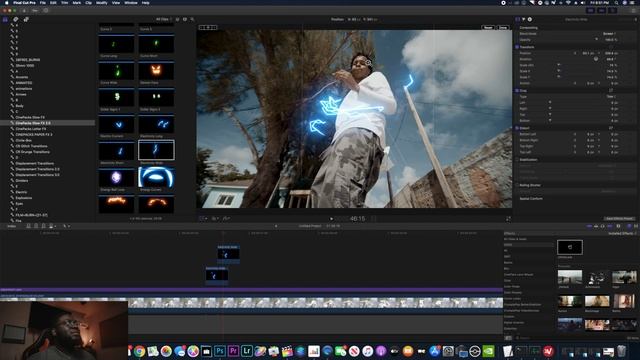 Glow Music Video Effects easy in final cut pro x tutorial смотреть онлайн