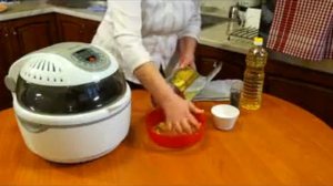 Готовим картошку фри в Delimano 3D печи