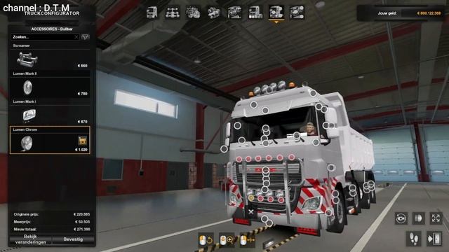 ets 2 DAF XF EURO6 TRUCK DUMPER 1.40.X build & DRIVE + TRUCK CONFIG CAM GARAGE ZOOM MOD D.T.M смотреть онлайн