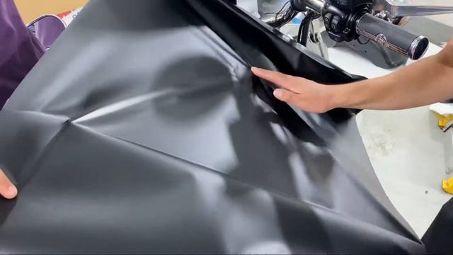 Стайлинг, оклейка пленкой мотоцикла. смотреть онлайн