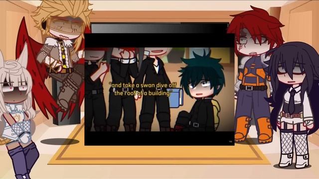 “pro heroes react…” | v!deku AU | NO SHIPS | DISCONTINUED смотреть онлайн