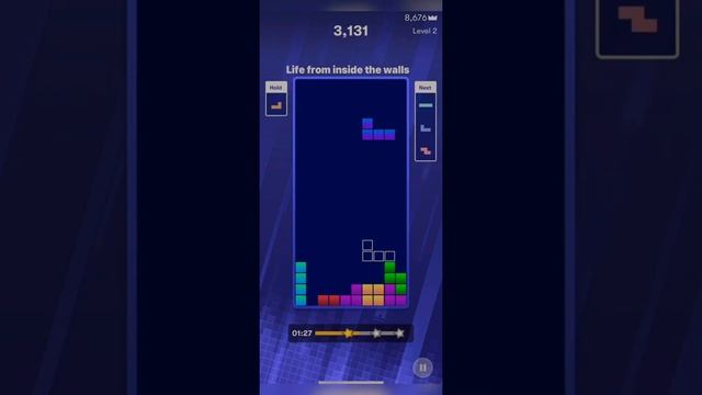 Tetris classic game play cheat video for 3 min challenge |Beating my own best смотреть онлайн
