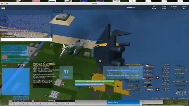 Roblox Base Wars Dogfights смотреть онлайн