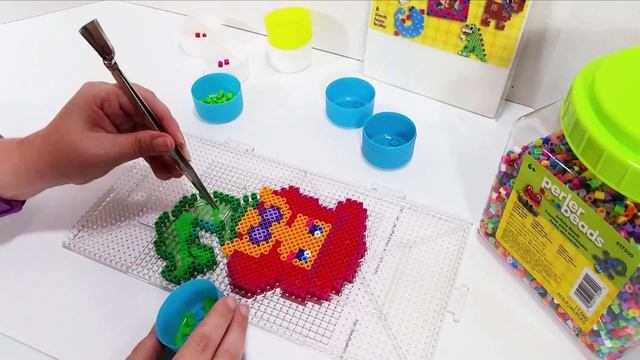 Let's Get Crafty - Ariel Perler Bead Figure смотреть онлайн
