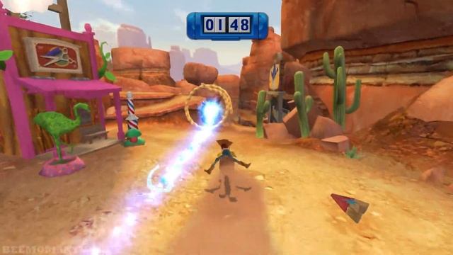 Toy Story 3: The Video Game - Woody's Roundup (Toy Box Mode) Walkthrough Part 8 смотреть онлайн