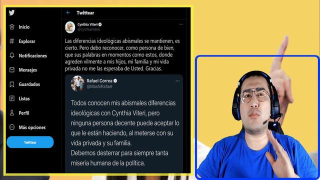 Rafael Correa se SOLIDARIZA con Cynthia Viteri смотреть онлайн