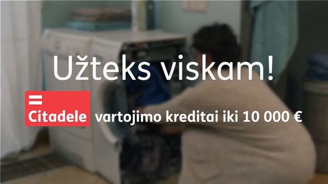 Užteks viskam - "Citadele" bankas - skalbimo mašina смотреть онлайн