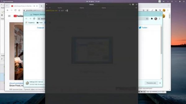 Telegram install LINUX FLATHUB apt cli Elementary OS 2021