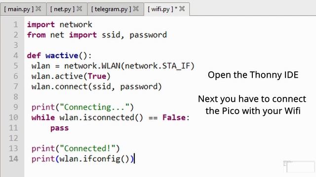 Create a Telegram Chatbot on a Raspberry Pi Pico W with Micropython! смотреть онлайн