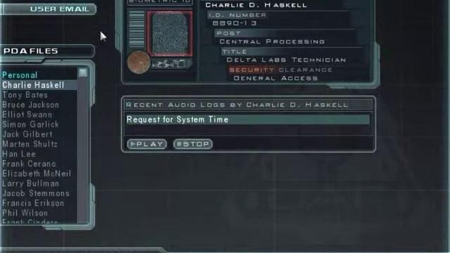 Doom 3 - Charlie Haskell PDA смотреть онлайн