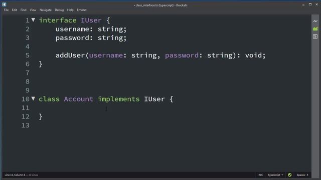 Interfaces and Classes in TypeScript - How to Implement an Interface in TypeScript - tutorial смотреть онлайн