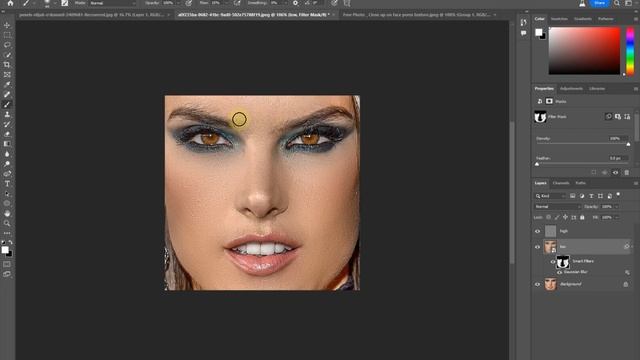 How To Smooth Face in Photoshop #photoshoptutorial #photoshopediting смотреть онлайн