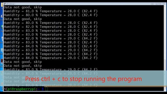 Lesson 17 Raspberry Pi Works with DHT11 Temperature and Humidity Module смотреть онлайн