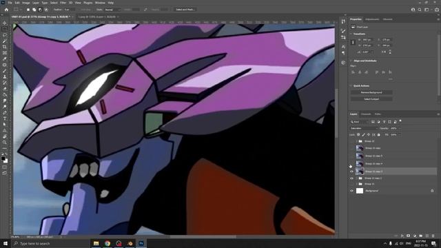 Making vintage anime with Blender and Photoshop смотреть онлайн