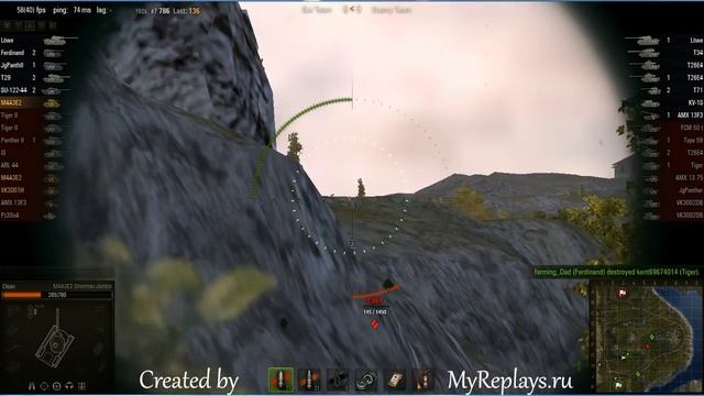 WOT: Cliff - M4A3E2 - 3 frags - смотреть онлайн