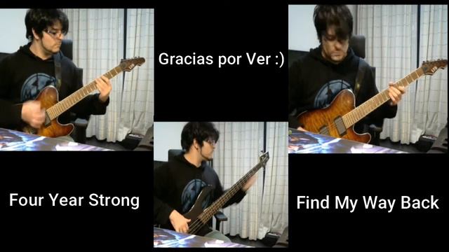 (Guitar / Bass Cover) Four year Strong - Find my way back by PGV смотреть онлайн