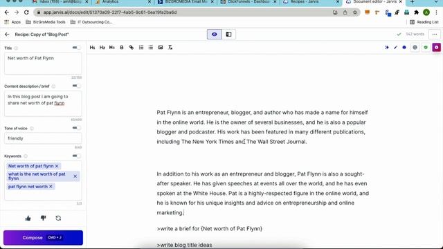 How to Write a COMPLETE SEO ARTICLE with AI Content Generator | Jarvis.ai Now Jasper.ai | Hindi смотреть онлайн
