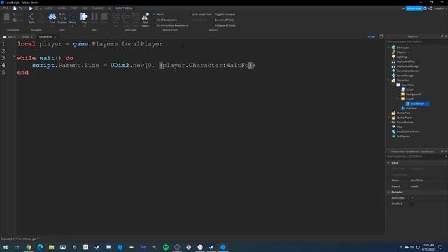 How to make a Health Bar in Roblox Studio (2020) смотреть онлайн