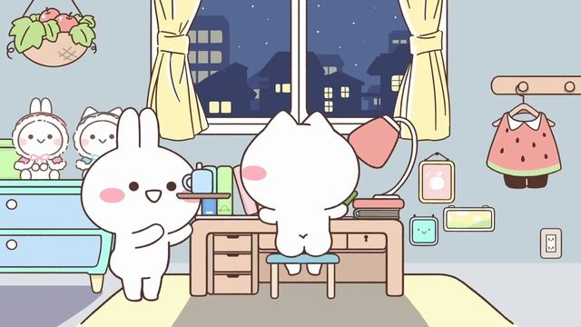 1-HOUR STUDY WITH Mimi&Neko?