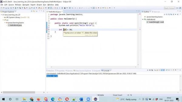 Java Tutorials for Beginners | Java Keywords and Identifiers | Chapter#5 | Core Java | WhyNotJava