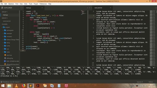 Counting How Many Times Letters Appear with Python смотреть онлайн