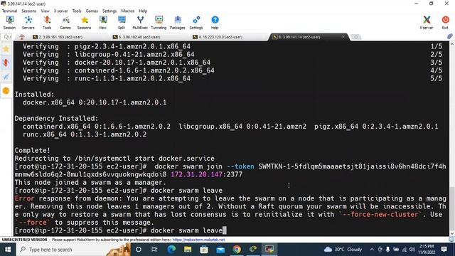Configuring Docker Swarm Container Management and EKS Cluster Configurations (Part 1) смотреть онлайн