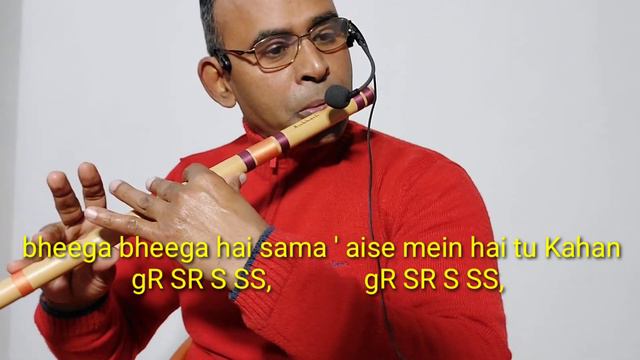 Mera Dil ye pukare flute tutorial смотреть онлайн