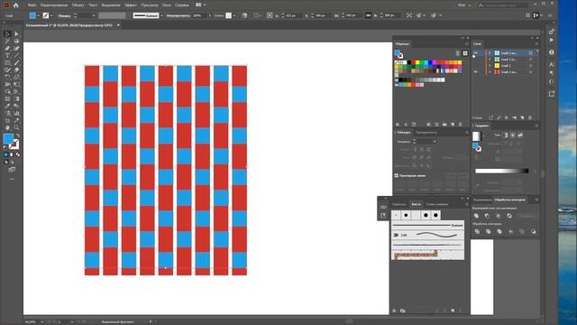 Как нарисовать плетенку в Adobe Illustrator, видеоурок, tutorial смотреть онлайн
