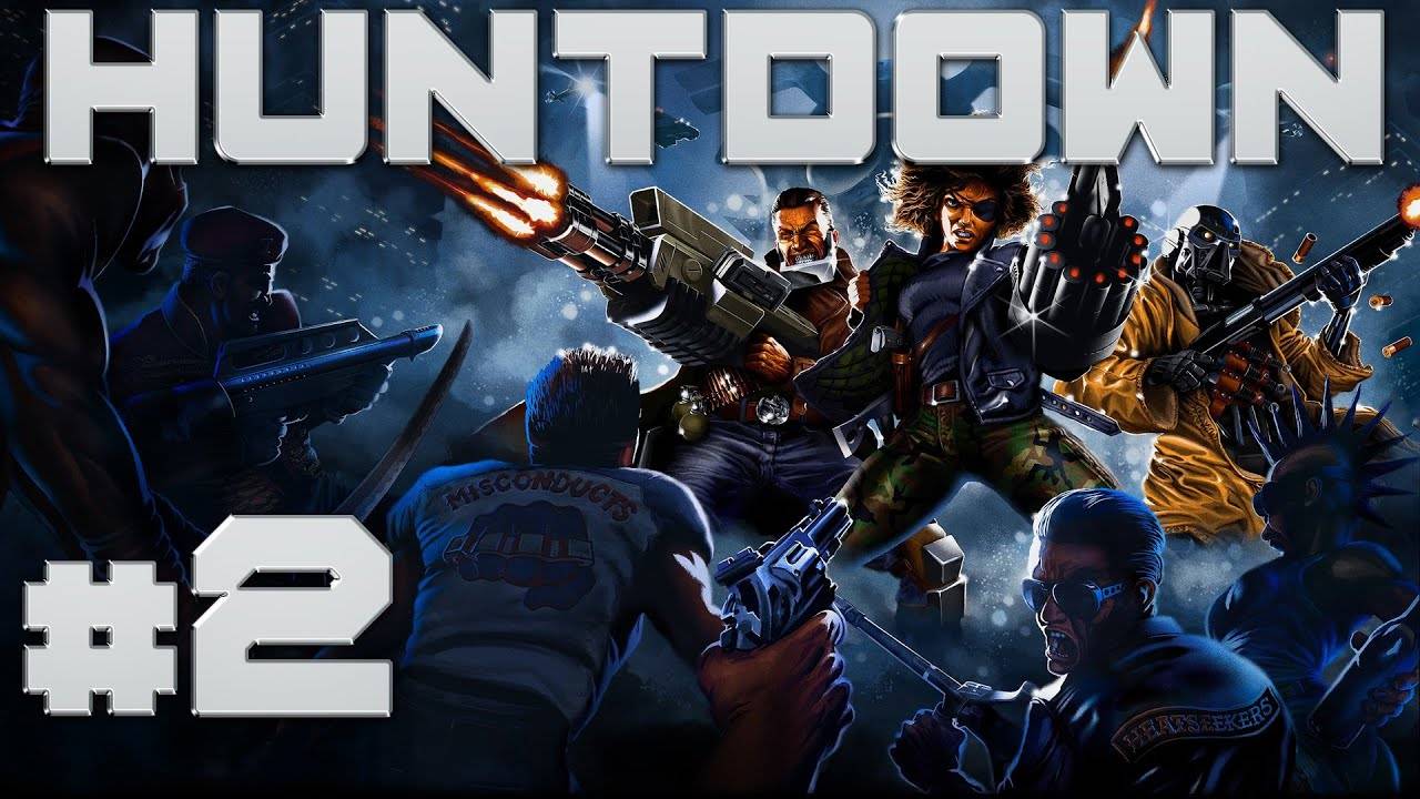 Huntdown Прохождение #2 Разборки с бандой хоккеистов #playhub#huntdown#играть#игры