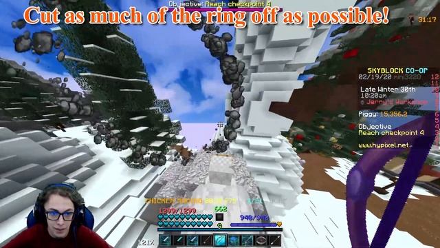 HOW TO COMPLETE THE CHICKEN RACE! (Guide) - Hypixel Skyblock смотреть онлайн