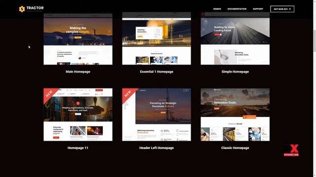 Tractor - Industrial/ Manufacturing WordPress Theme Barclay Kart смотреть онлайн